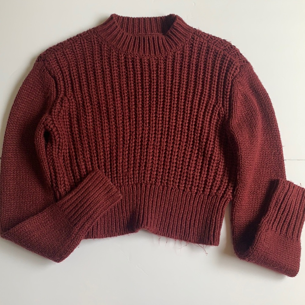 Pacsun Red Knit Sweater